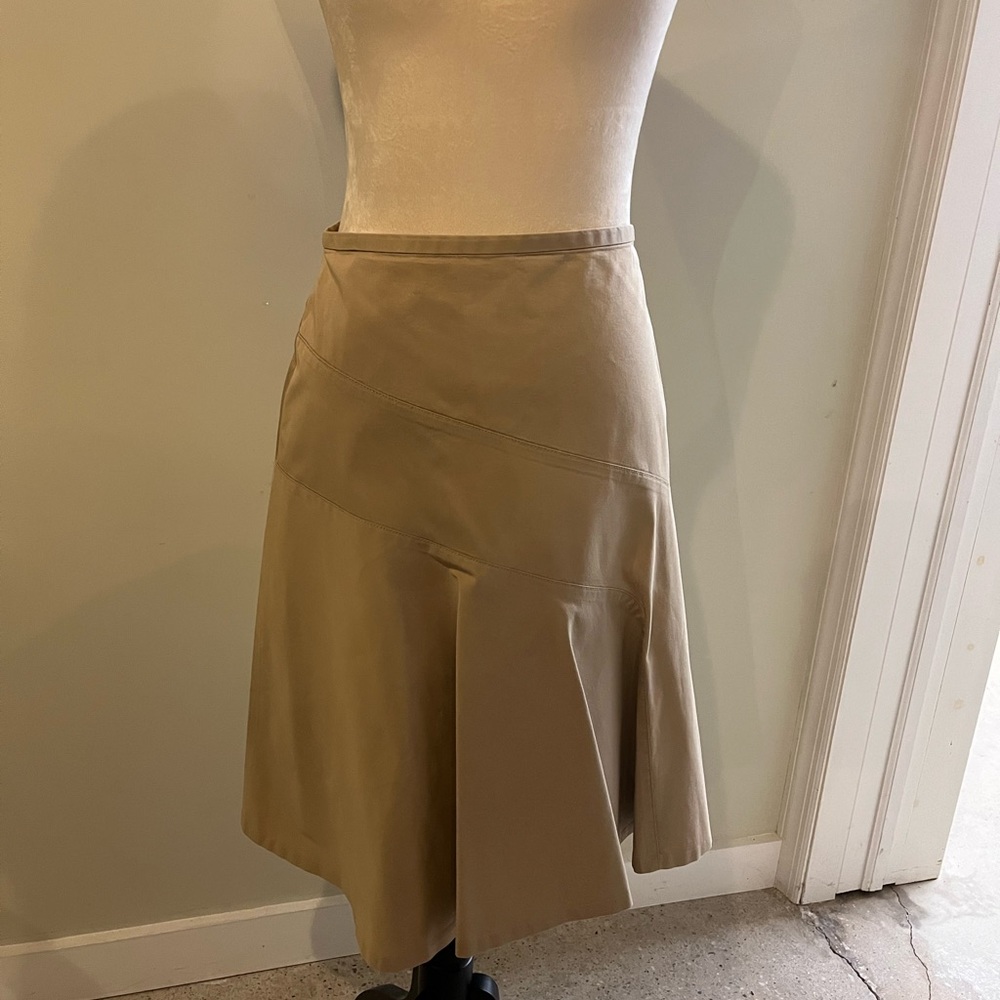 2/$15 Gap tan a-line skirt size 1